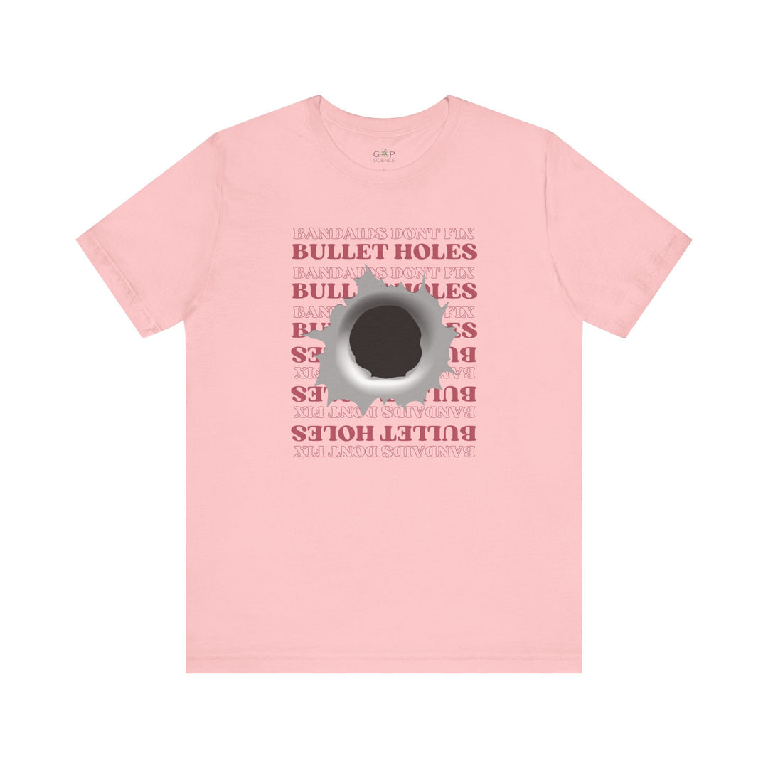 "Bullet Hole" Unisex Jersey Short Sleeve Tee