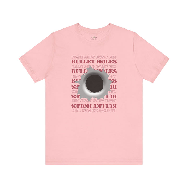 "Bullet Hole" Unisex Jersey Short Sleeve Tee