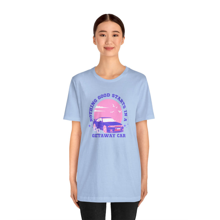 "Getaway Car" Unisex Jersey Short Sleeve Tee