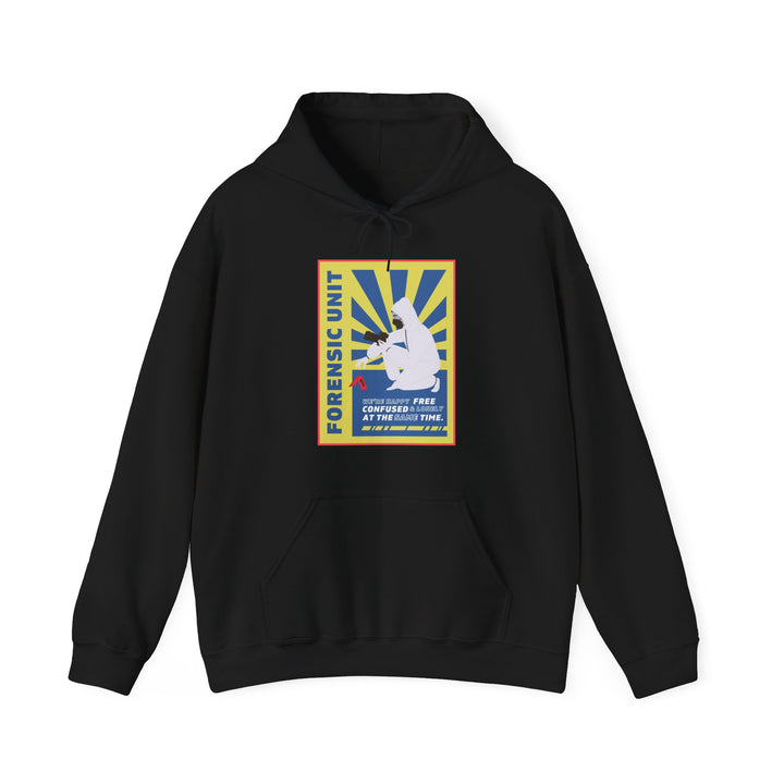 Forensic Unit "We're Happy..." Unisex Heavy Blend™ Hooded Sweatshirt