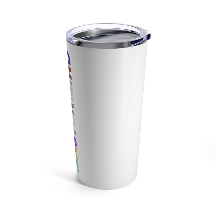 "Mastermind" Tumbler 20oz (White)
