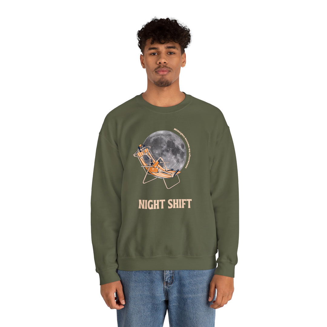 “Night Shift” Unisex Heavy Blend™ Crewneck Sweatshirt