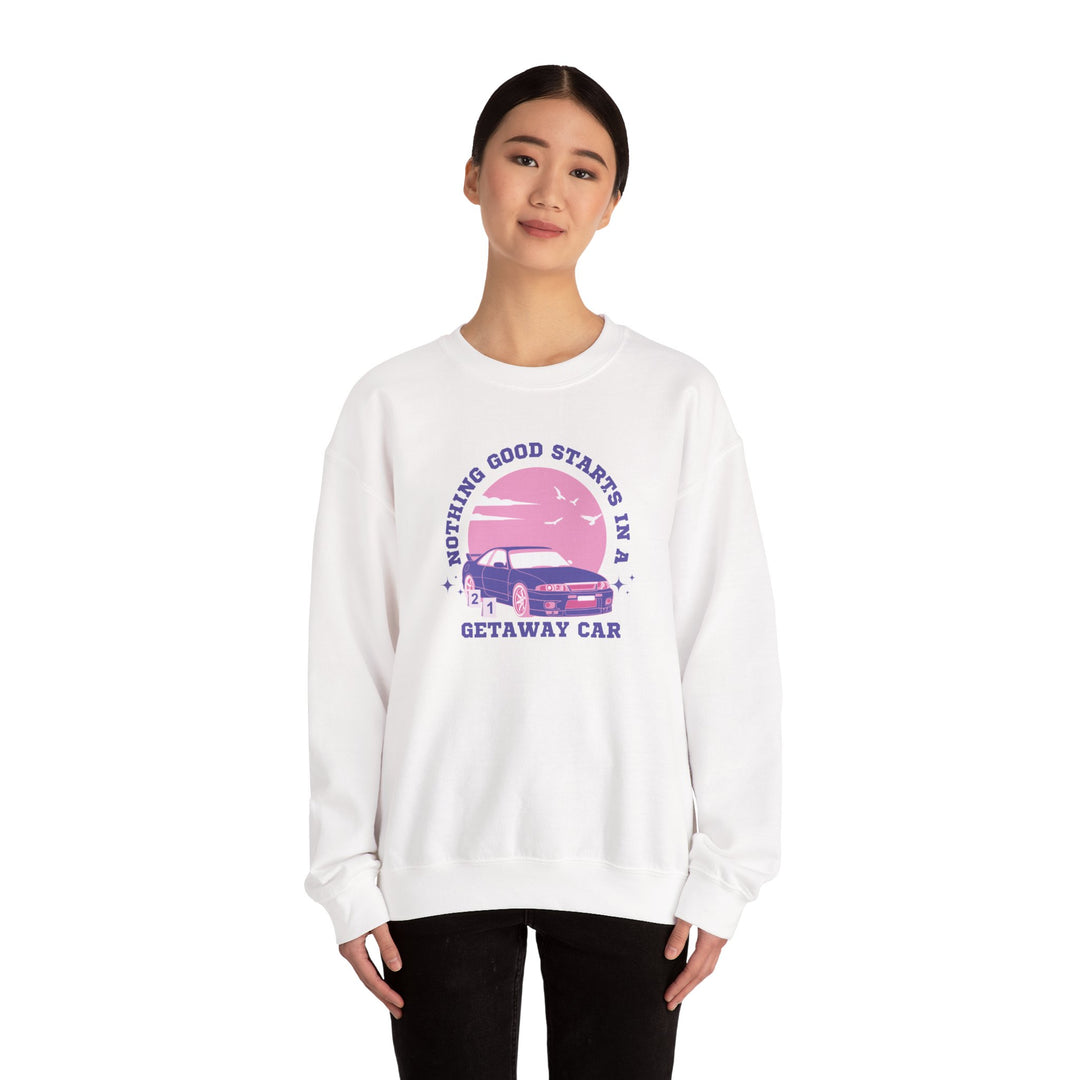 "Getaway Car" Unisex Heavy Blend™ Crewneck Sweatshirt