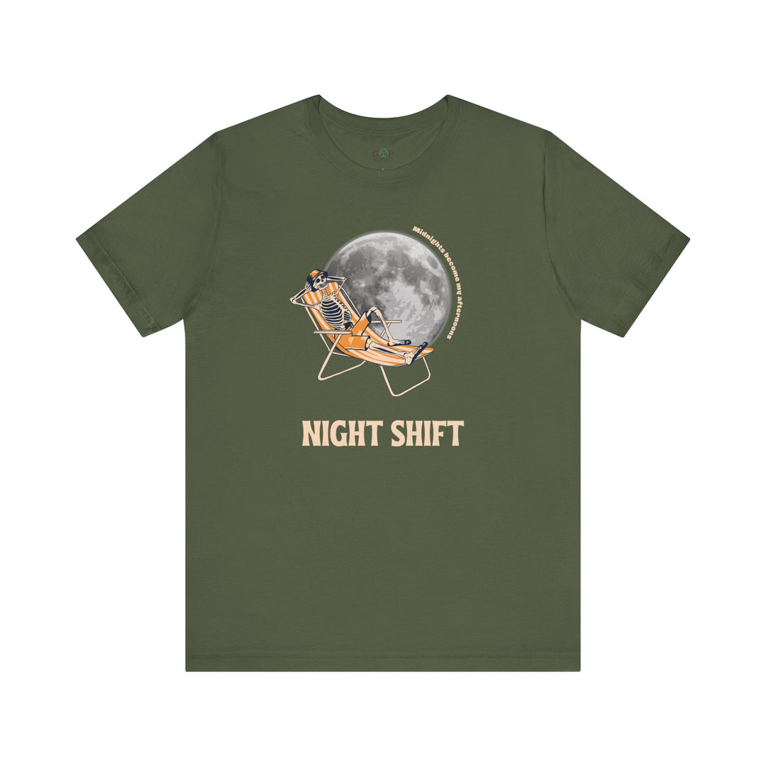 "Night Shift" Unisex Jersey Short Sleeve Tee