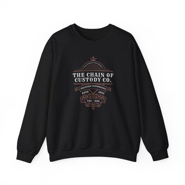 “Chain of Custody Co.” Unisex Heavy Blend™ Crewneck Sweatshirt