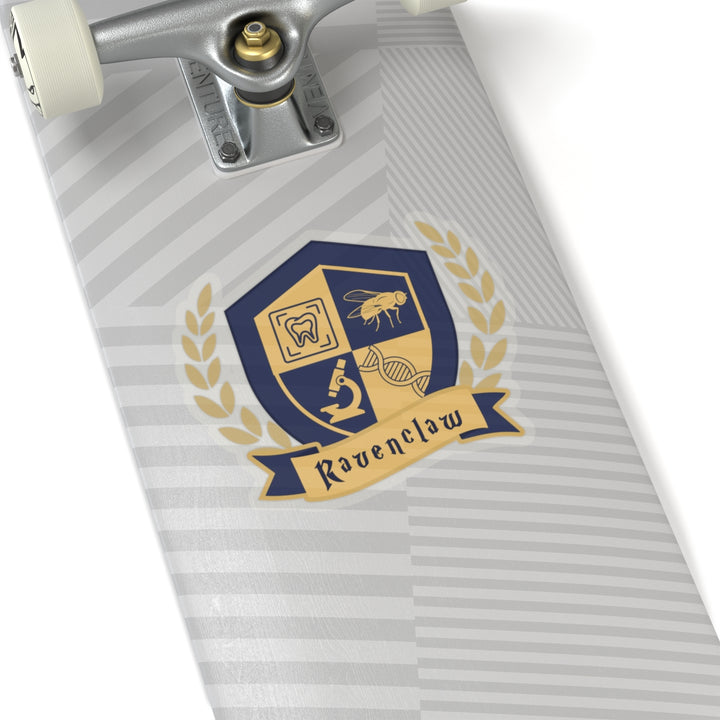 Navy & Gold Forensic Wisdom Vinyl Adhesive Sticker
