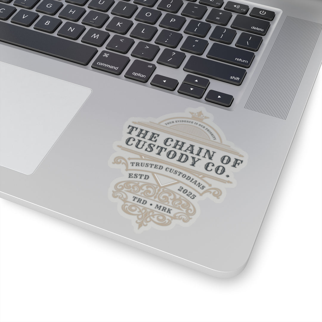 Chain of Custody Co. Vinyl Adhesive Sticker