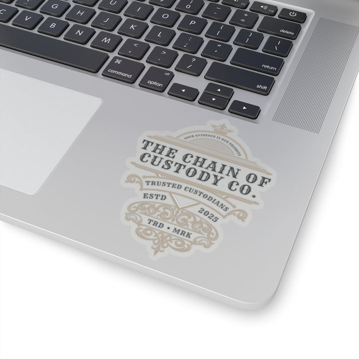 Chain of Custody Co. Vinyl Adhesive Sticker