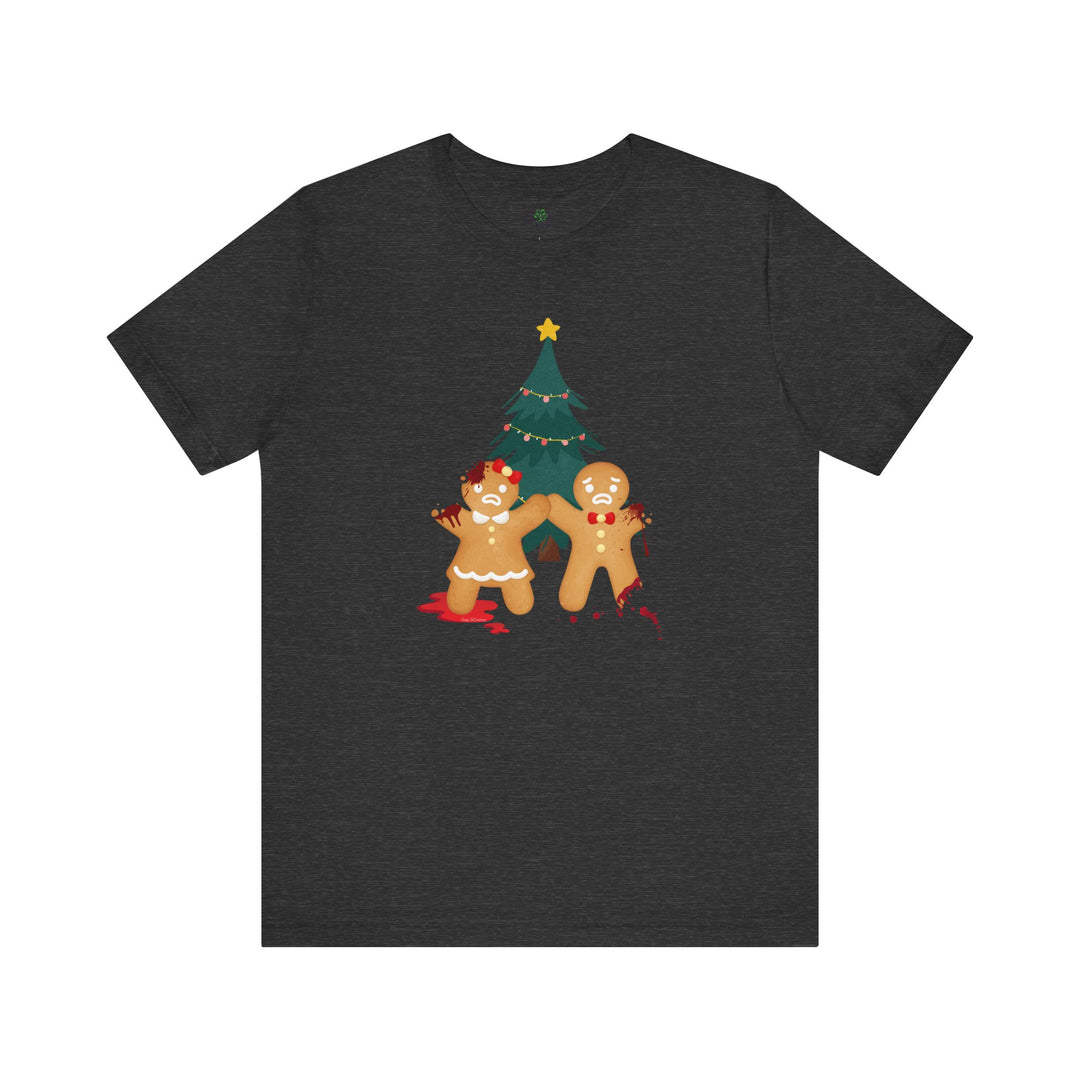 "Gingerbread Crime Scene" Unisex Jersey Short Sleeve Tee