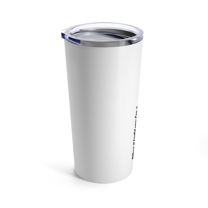 "Mastermind" Tumbler 20oz (White)