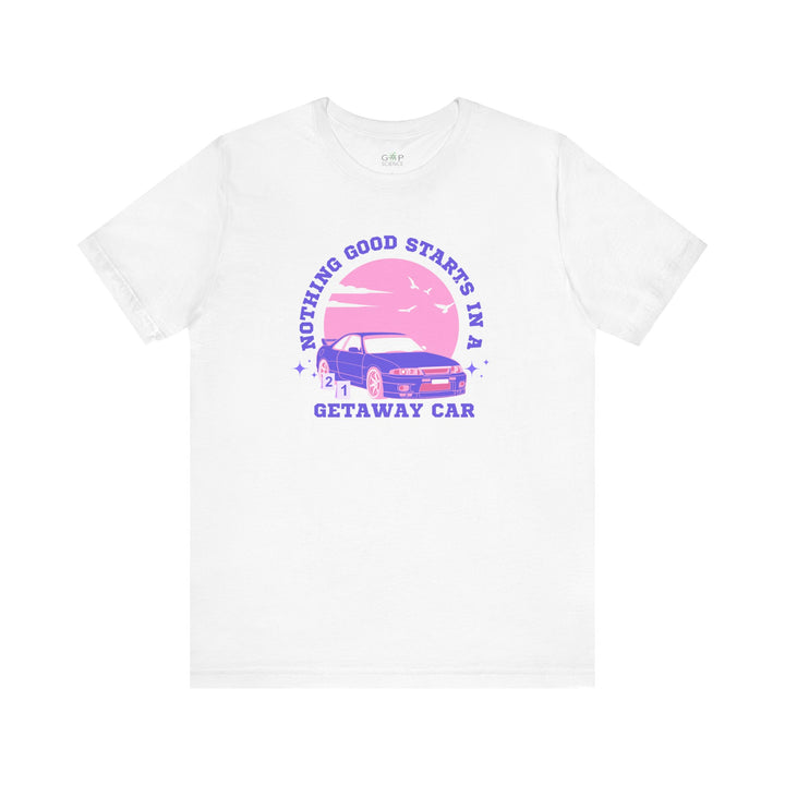 "Getaway Car" Unisex Jersey Short Sleeve Tee