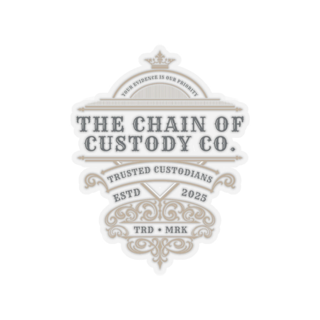 Chain of Custody Co. Vinyl Adhesive Sticker