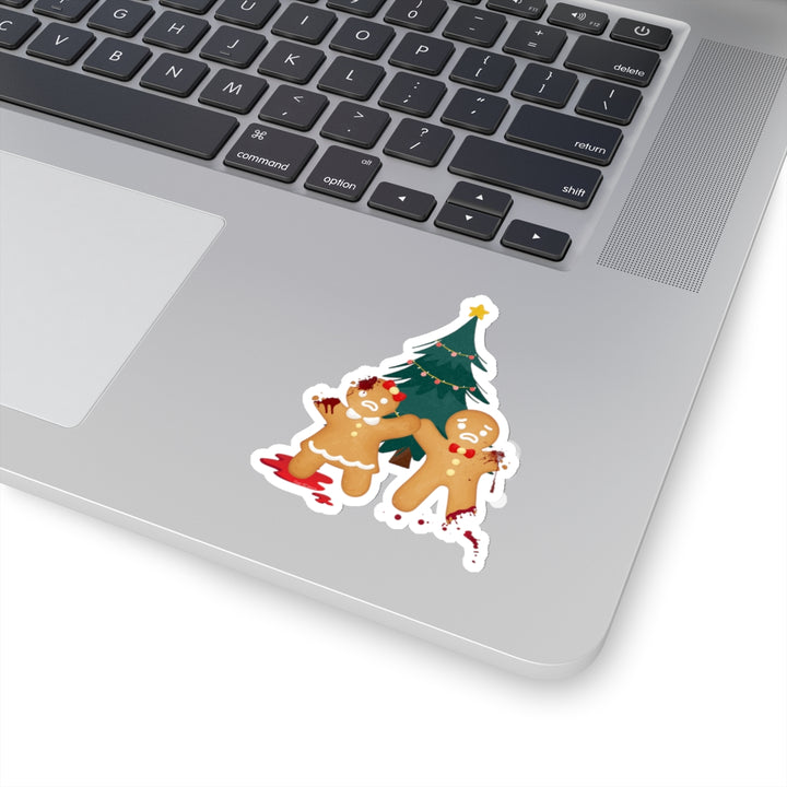 "Gingerbread Crime Scene" Vinyl Adhesive Sticker