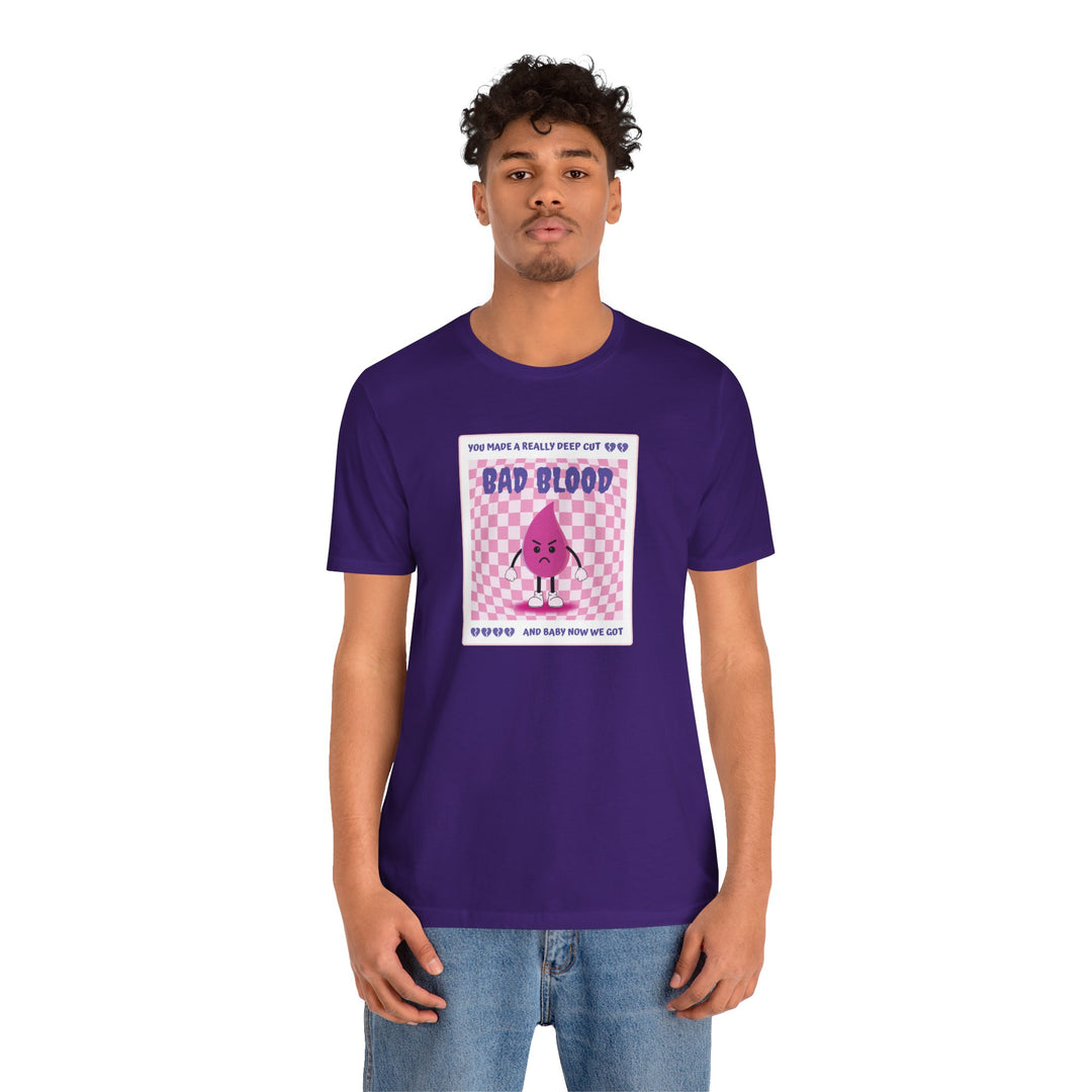 "Bad Blood" Unisex Jersey Short Sleeve Tee