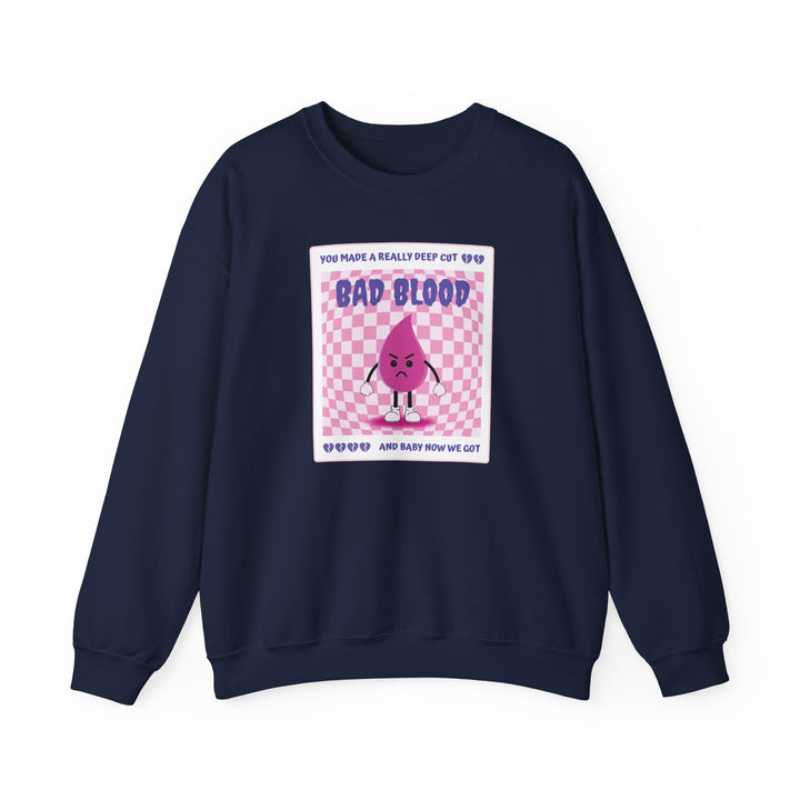 "Bad Blood" Unisex Heavy Blend™ Crewneck Sweatshirt