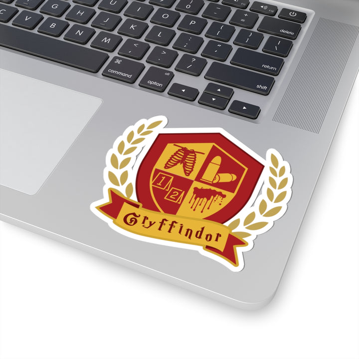 Crimson & Gold Forensic Valor Vinyl Adhesive Sticker