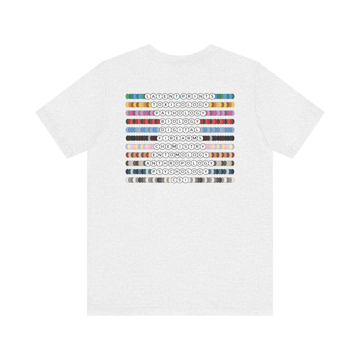 "Forensic Besties" Back Design Unisex Jersey Short Sleeve Tee