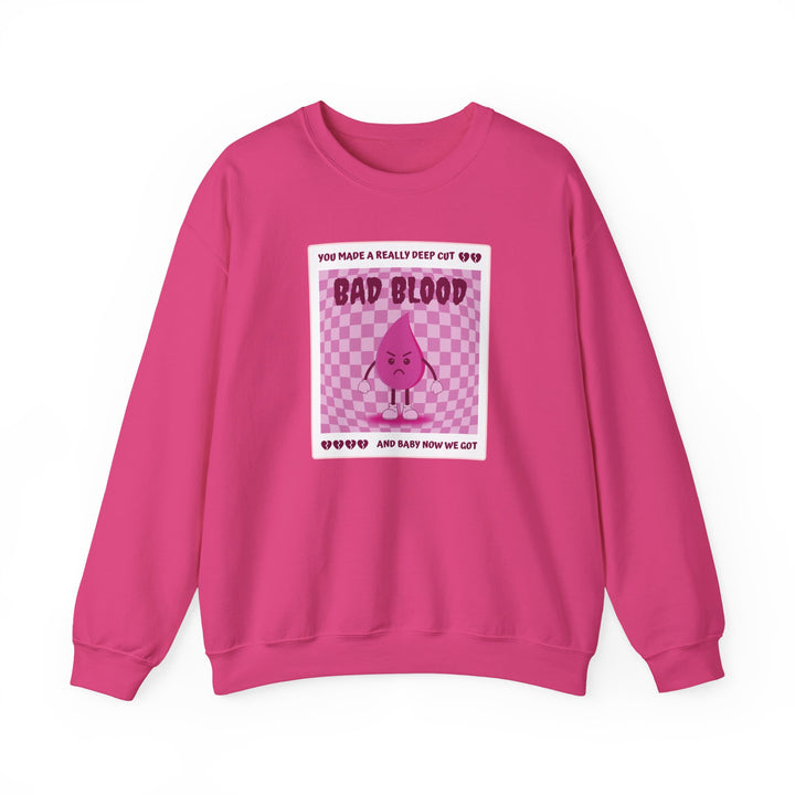 "Bad Blood" Unisex Heavy Blend™ Crewneck Sweatshirt