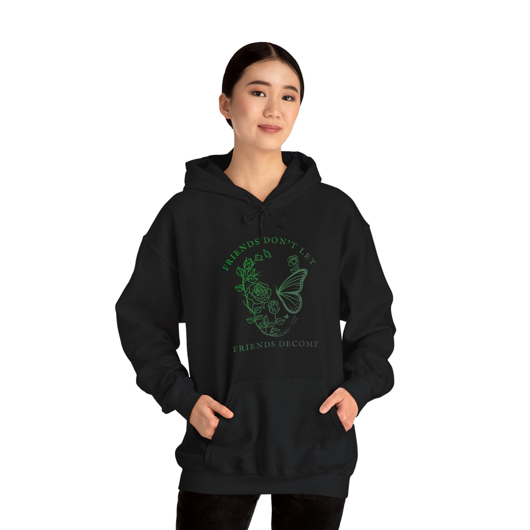 "Friends Don't Let Friends Decomp" Skull Unisex Heavy Blend™ Hooded Sweatshirt