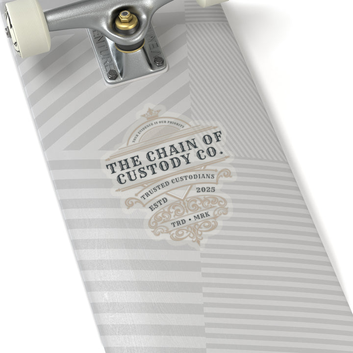 Chain of Custody Co. Vinyl Adhesive Sticker