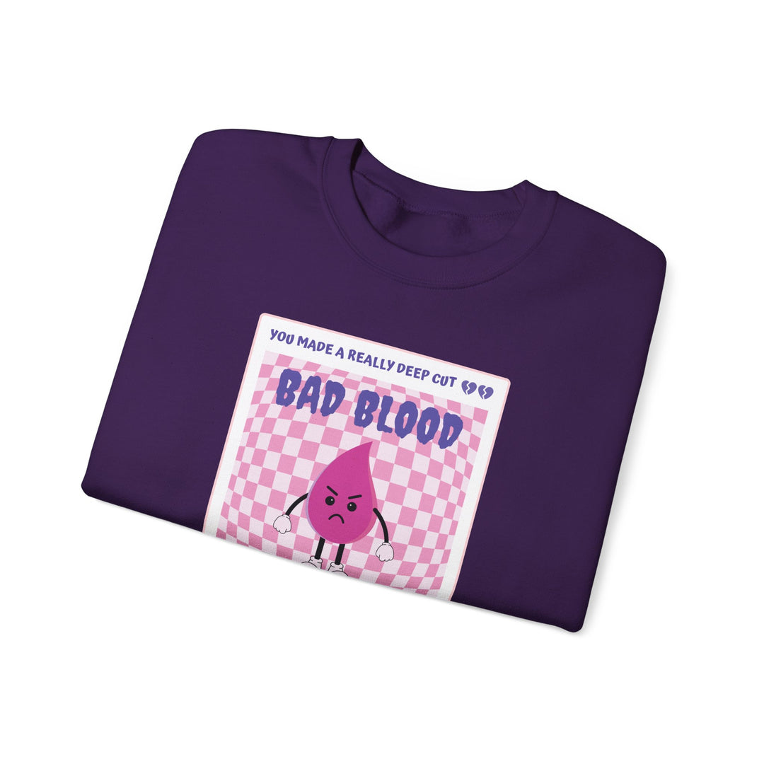 "Bad Blood" Unisex Heavy Blend™ Crewneck Sweatshirt