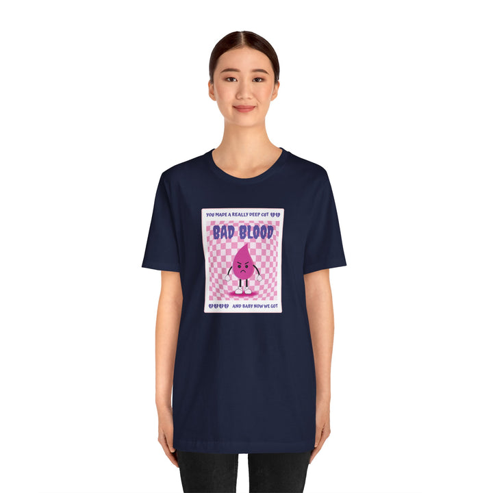 "Bad Blood" Unisex Jersey Short Sleeve Tee
