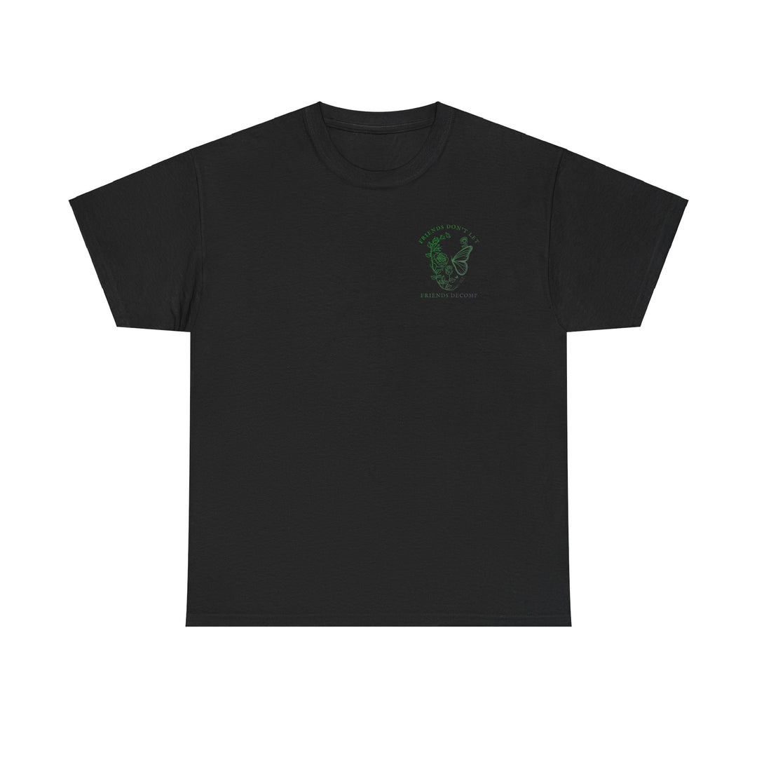 "Friends Don't Let Friends Decomp" Skull Unisex Heavy Cotton Tee