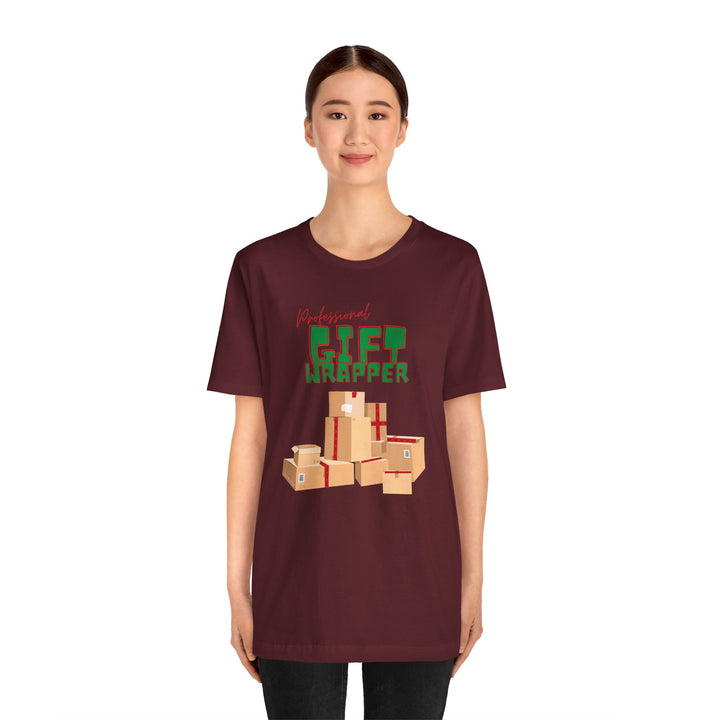 "Professional Gift Wrapper" Unisex Jersey Short Sleeve Tee