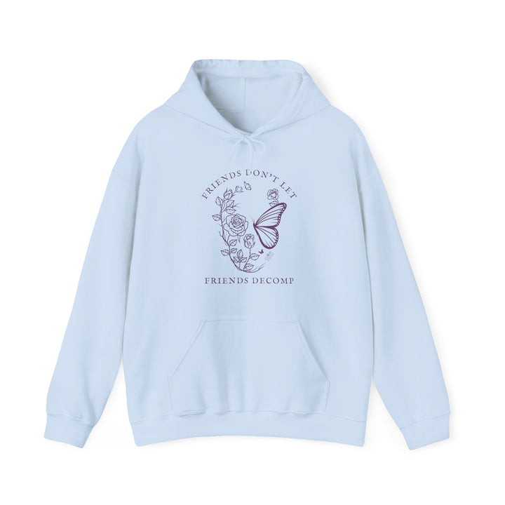 "Friends Don't Let Friends Decomp" Skull Unisex Heavy Blend™ Hooded Sweatshirt