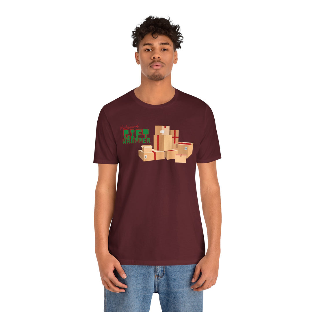 "Professional Gift Wrapper" Unisex Jersey Short Sleeve Tee