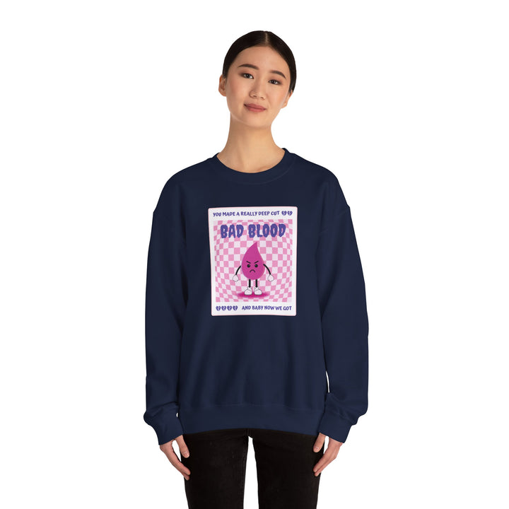 "Bad Blood" Unisex Heavy Blend™ Crewneck Sweatshirt