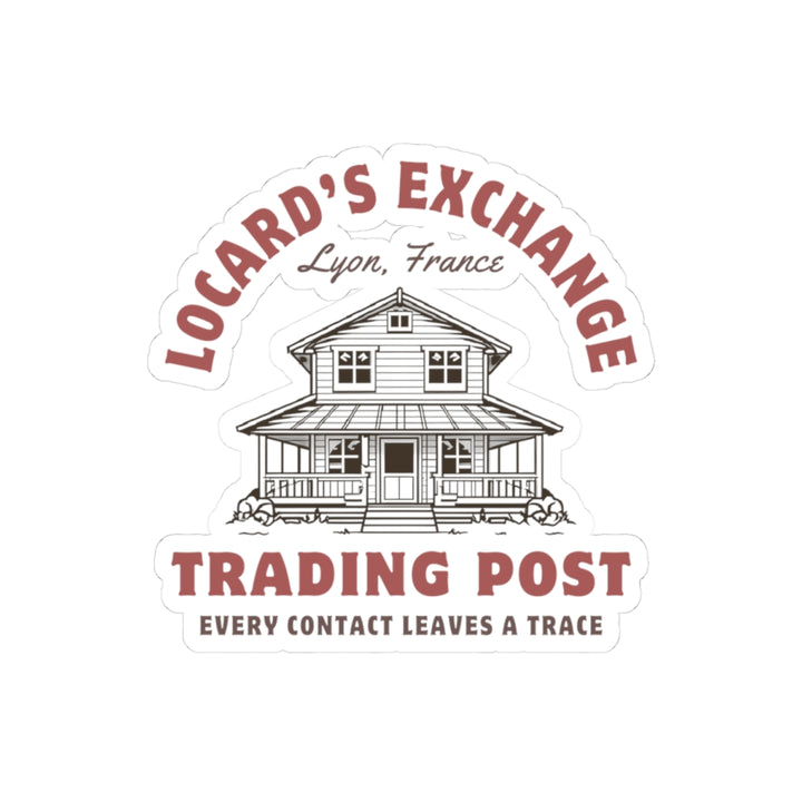 Locard's Exchange Trading Post Vinyl Adhesive Sticker