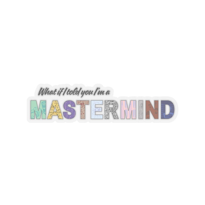"Mastermind" Vinyl Adhesive Sticker