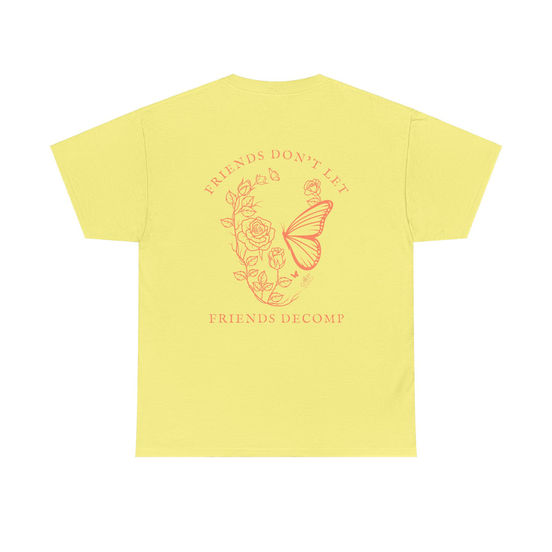 "Friends Don't Let Friends Decomp" Skull Unisex Heavy Cotton Tee