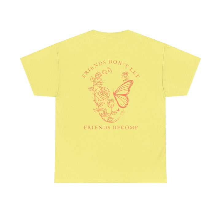"Friends Don't Let Friends Decomp" Skull Unisex Heavy Cotton Tee