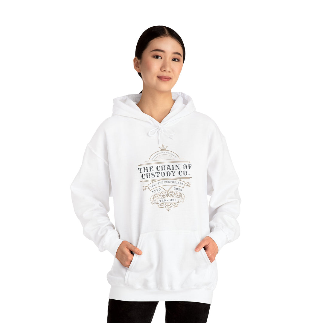 “Chain of Custody Co.” Unisex Heavy Blend™ Hooded Sweatshirt