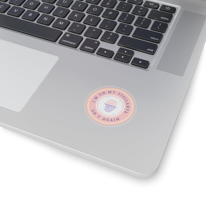 "Vigilante Latent Prints" Vinyl Adhesive Sticker