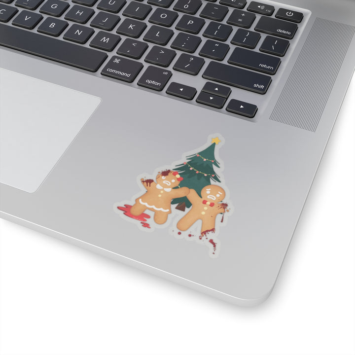 "Gingerbread Crime Scene" Vinyl Adhesive Sticker
