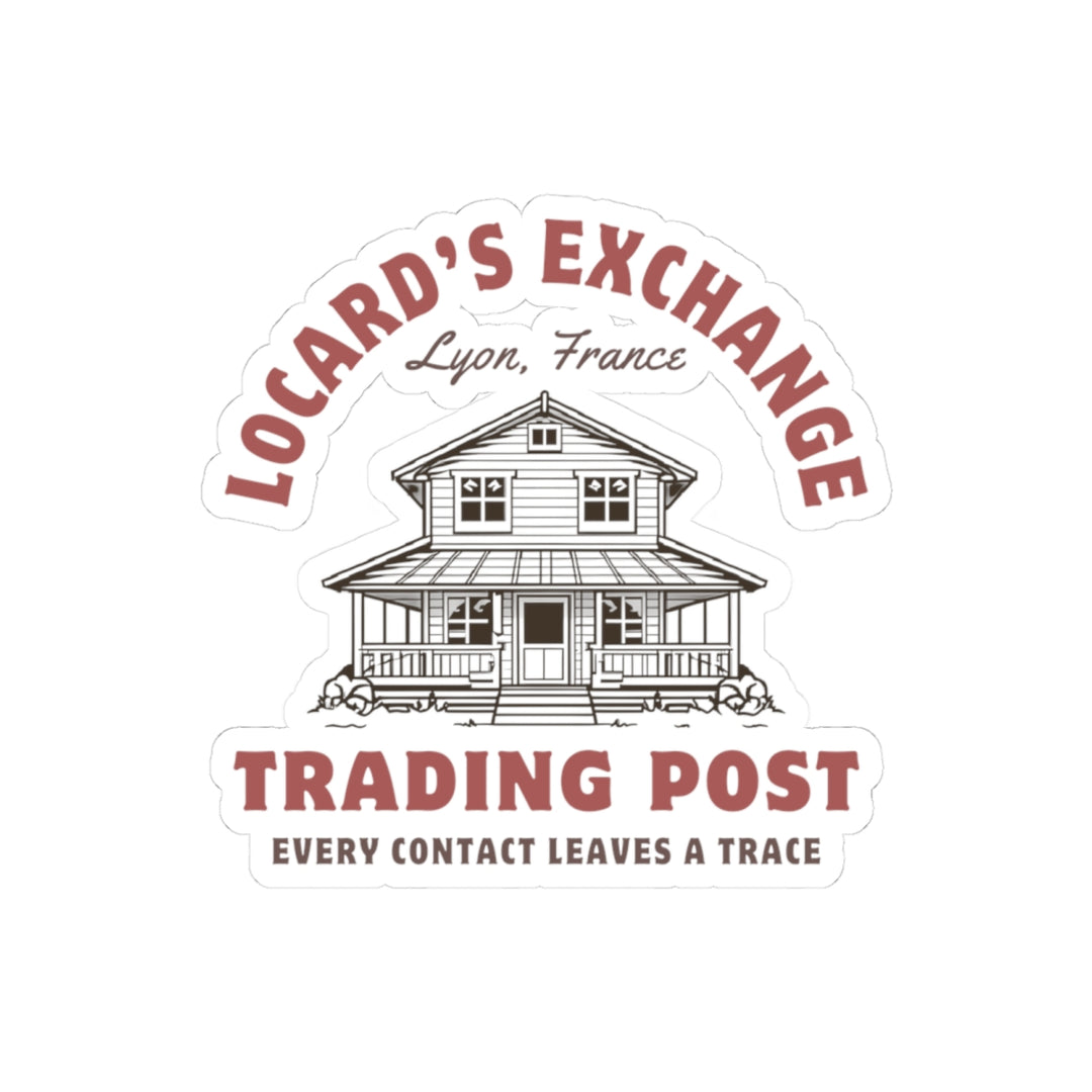 Locard's Exchange Trading Post Vinyl Adhesive Sticker