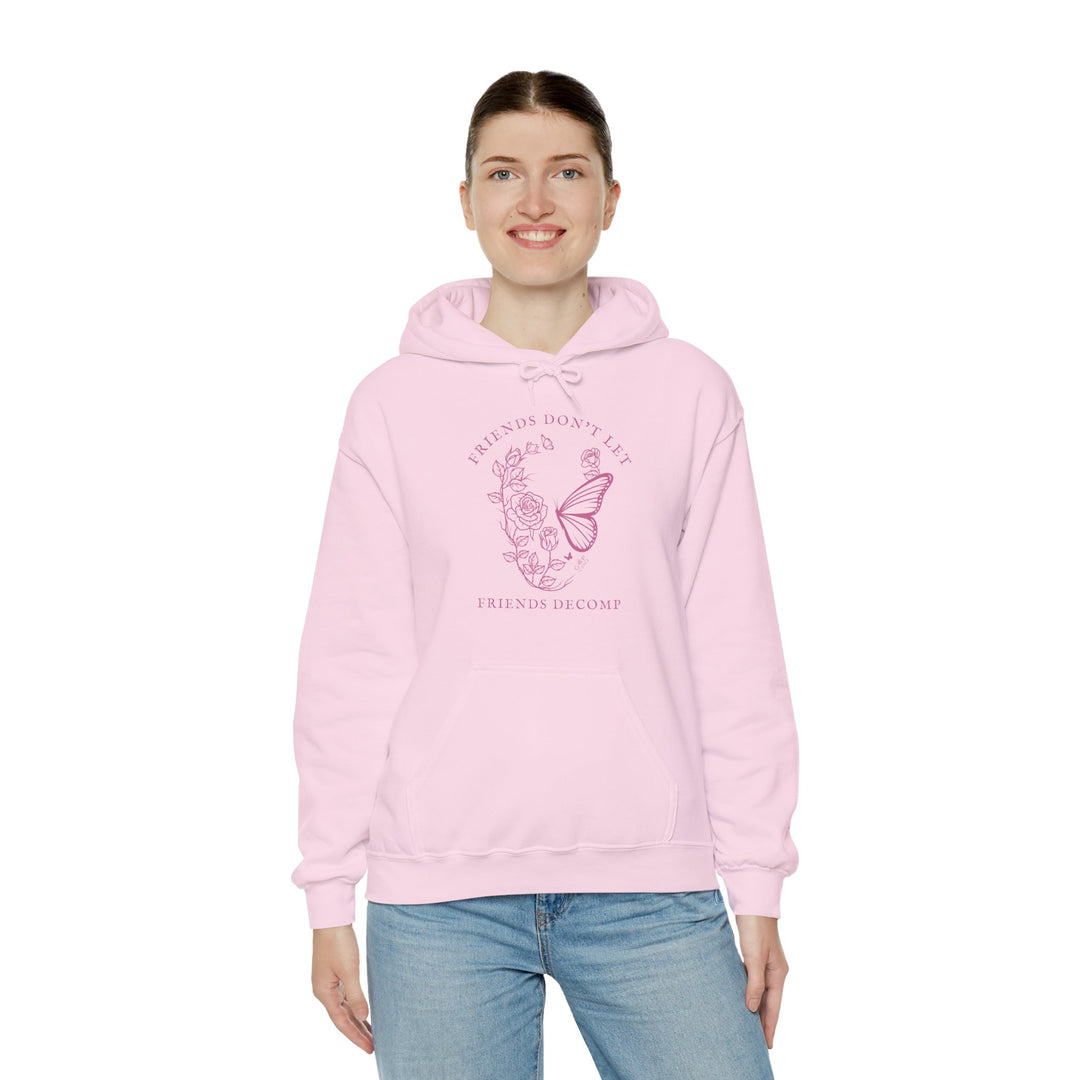 "Friends Don't Let Friends Decomp" Skull Unisex Heavy Blend™ Hooded Sweatshirt