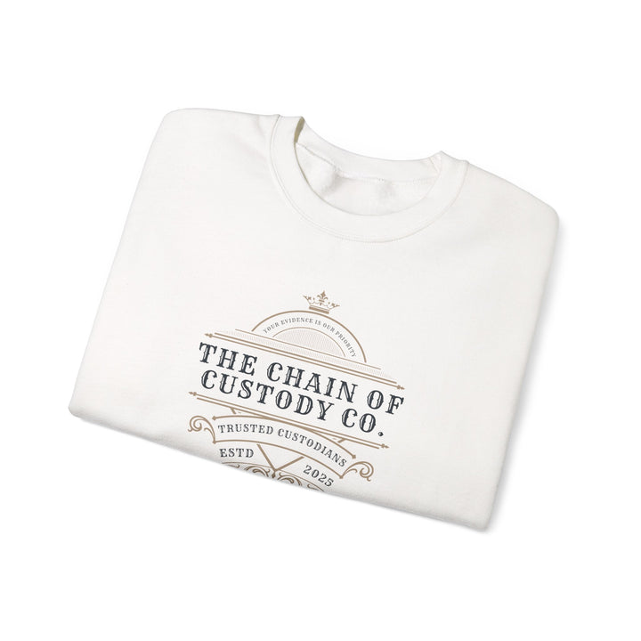 “Chain of Custody Co.” Unisex Heavy Blend™ Crewneck Sweatshirt