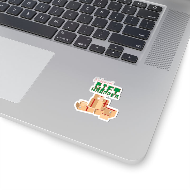 "Professional Gift Wrapper" Vinyl Adhesive Sticker