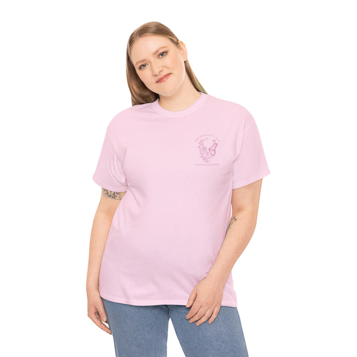 "Friends Don't Let Friends Decomp" Skull Unisex Heavy Cotton Tee