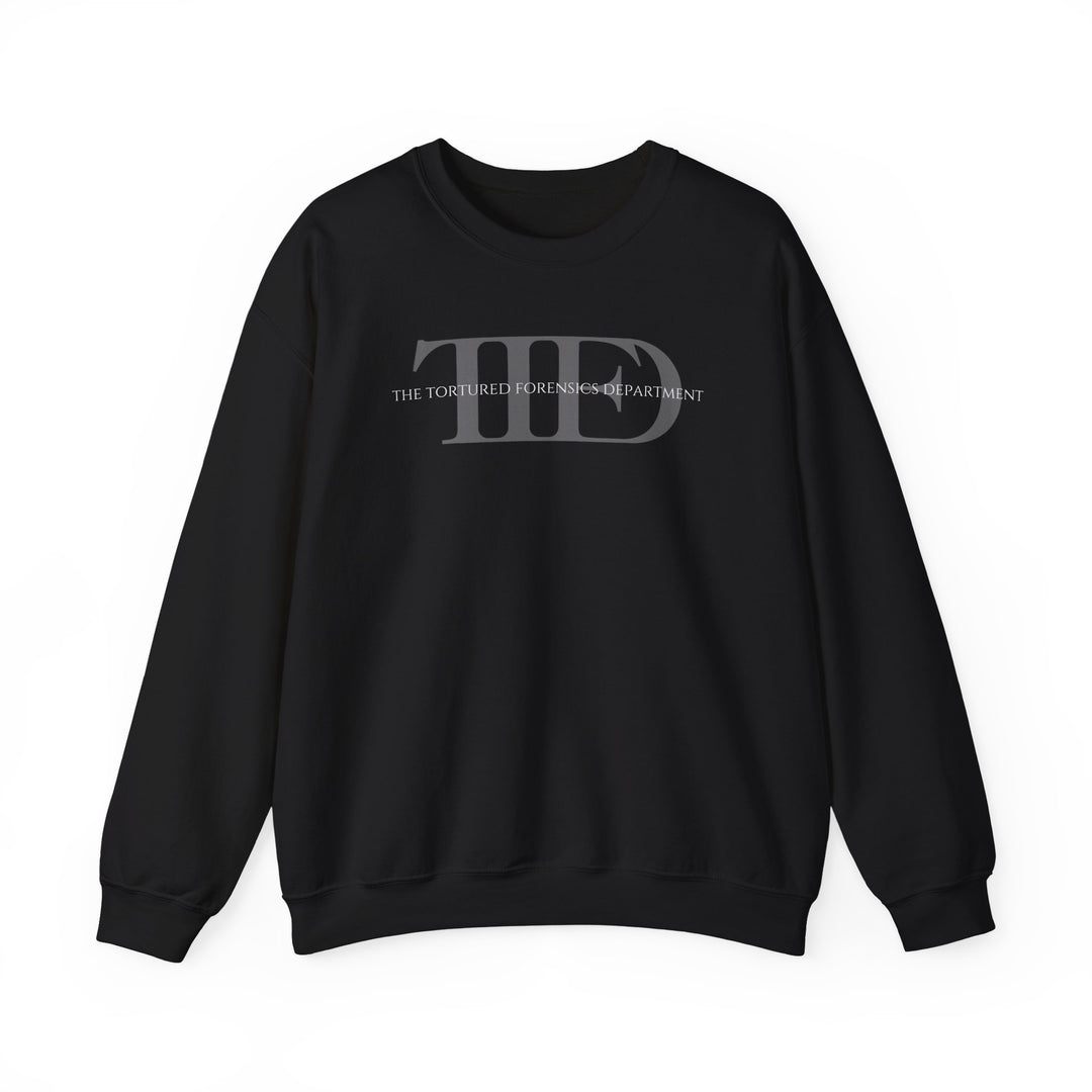 "The Tortured Forensics Department" Logo Unisex Heavy Blend™ Crewneck Sweatshirt