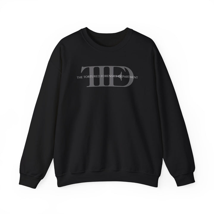 "The Tortured Forensics Department" Logo Unisex Heavy Blend™ Crewneck Sweatshirt