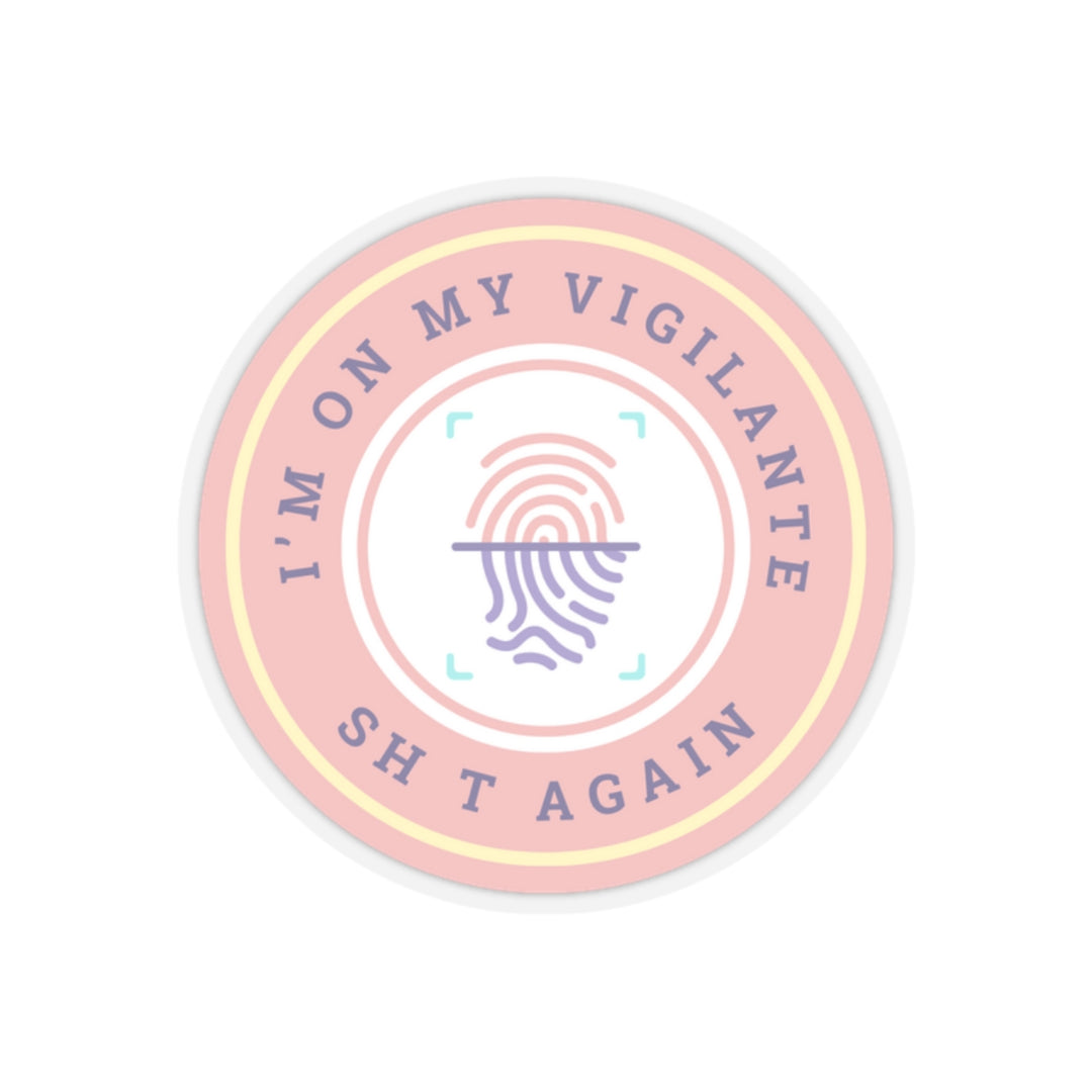 "Vigilante Latent Prints" Vinyl Adhesive Sticker