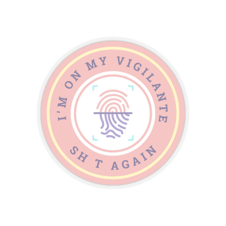 "Vigilante Latent Prints" Vinyl Adhesive Sticker