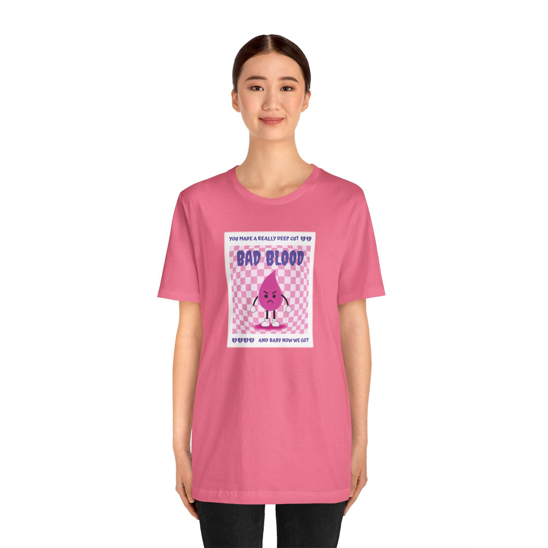 "Bad Blood" Unisex Jersey Short Sleeve Tee