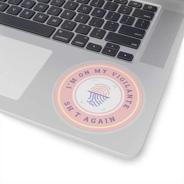 "Vigilante Latent Prints" Vinyl Adhesive Sticker