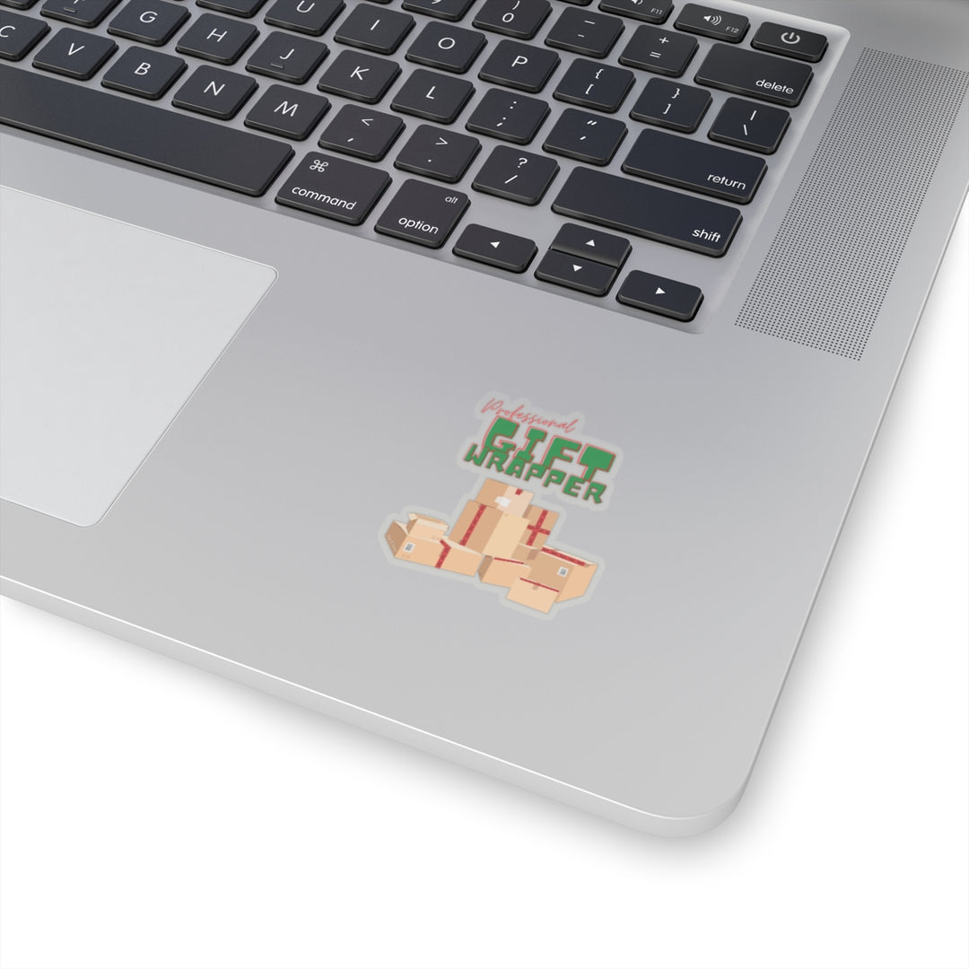 "Professional Gift Wrapper" Vinyl Adhesive Sticker